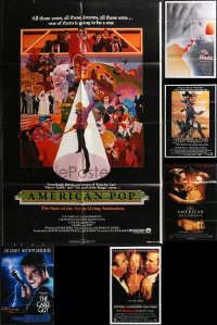 2d0335 LOT OF 6 FOLDED ONE-SHEETS 1980s-1990s great images from a variety of different movies!