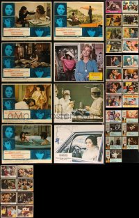 2d0372 LOT OF 63 LOBBY CARDS FROM ELIZABETH TAYLOR MOVIES 1940s-1970s complete & incomplete sets!