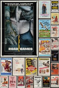 2d0271 LOT OF 74 FOLDED ONE-SHEETS 1940s-1980s great images from a variety of different movies!
