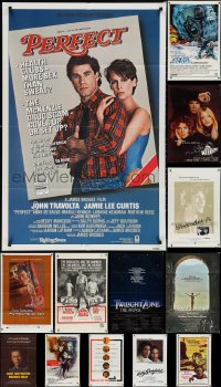 2d0321 LOT OF 15 FOLDED US & ENGLISH ONE-SHEETS 1970s-1980s great images from a variety of movies!