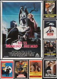 2d0070 LOT OF 13 FOLDED ITALIAN ONE-PANELS 1970s-2010s a variety of cool movie images!