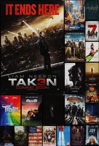 2d1244 LOT OF 24 UNFOLDED DOUBLE-SIDED 27X40 ONE-SHEETS 2010s a variety of cool movie images!