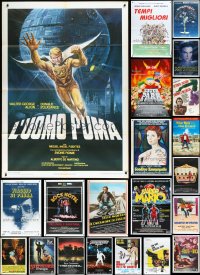 2d0059 LOT OF 24 FOLDED ITALIAN ONE-PANELS 1970s-2010s a variety of cool movie images!
