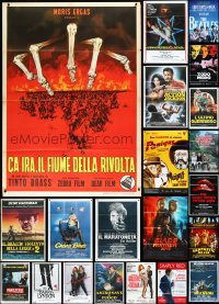 2d0061 LOT OF 22 FOLDED ITALIAN ONE-PANELS 1970s-2010s a variety of cool movie images!
