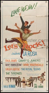 2f0520 LET'S ROCK 3sh 1958 Paul Anka, Danny and the Juniors, and 1950s rockers, very rare!