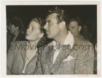 2f1804 ANN SHERIDAN/GEORGE BRENT 6.25x9 news photo 1942 married in secret, 2 year old image of them!