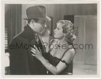 2f1826 BULLETS OR BALLOTS 8x10.25 still 1936 close up of Humphrey Bogart & sexy Joan Blondell!