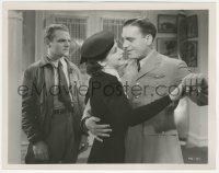 2f1835 CEILING ZERO 8x10.25 still 1936 James Cagney glares at Pat O'Brien holding Margaret Lindsay!