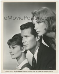 2f1843 CHILDREN'S HOUR 8.25x10.25 still 1962 Audrey Hepburn, James Garner & Shirley MacLaine profile!