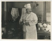 2f1877 FAST FREIGHT 8x10 key book still 1922 great close up of chef Fatty Arbuckle in kitchen!