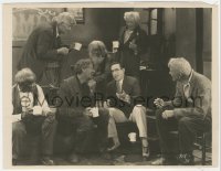 2f1884 FOR HEAVEN'S SAKE 8x10 key book still 1926 Harold Lloyd laughing with a group of old men!