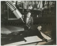 2f1902 GOLDFINGER 7.75x9.5 still 1964 Connery & Frobe in 'No Mr. Bond, I expect you to die' scene!