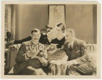 2f1904 GRAND HOTEL 8x10.25 still 1932 Joan Crawford & John Barrymore watch Lionel reading magazine!
