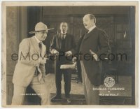 2f1556 WILD & WOOLLY 8x10 LC 1917 smiling Douglas Fairbanks tells man his gun might go off, rare!