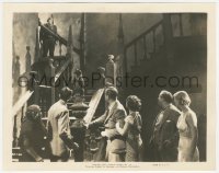 2f1989 OLD DARK HOUSE 8x10.25 still 1932 Boris Karloff stares at co-stars from top of stairs!