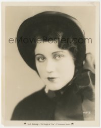 2f2032 STREET OF SIN 8x10.25 still 1928 head & shoulders portrait of beautiful Fay Wray wearing bonnet!