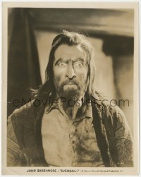2f2039 SVENGALI 8x10.25 still 1931 wonderful portrait of crazed John Barrymore in striking makeup!