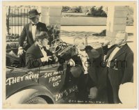 2f2045 TERMITES OF 1938 8x10 still 1938 Three Stooges Moe, Larry & Curly in exterminator car, rare!