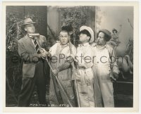 2f2051 THREE LITTLE TWIRPS 8x10 key book still 1943 3 Stooges Moe, Larry & Curly as painters, rare!
