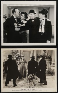 2f1788 TIME OUT FOR RHYTHM 2 8x10 stills 1941 Three Stooges Moe, Larry & Curly with Rosemary Lane!