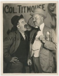 2f2059 TWO FLAMING YOUTHS 8x10 key book still 1927 W.C. Fields as sideshow carnival barker, Conklin!