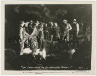 2f2064 VIRGINIAN 8x10.25 still 1929 young cowboy Gary Cooper & men threaten Arlen & cattle thieves!