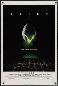 2f0677 ALIEN NSS style 1sh 1979 Ridley Scott outer space sci-fi monster classic, cool egg image!