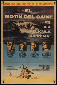 2f0503 CAINE MUTINY Argentinean 1955 Humphrey Bogart, Jose Ferrer, Van Johnson & MacMurray!