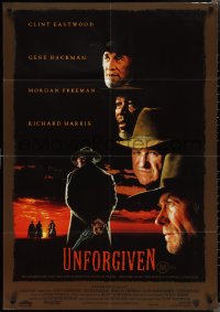 2f0633 UNFORGIVEN Aust 1sh 1992 Clint Eastwood, Gene Hackman, Richard Harris, Morgan Freeman