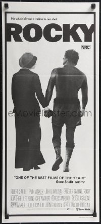 2f0661 ROCKY Aust daybill 1977 Sylvester Stallone with Talia Shire, boxing classic!