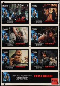 2f0479 FIRST BLOOD Aust LC poster 1982 artwork of Sylvester Stallone as John Rambo by Drew Struzan!