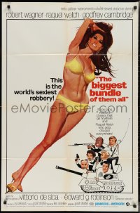 2f0696 BIGGEST BUNDLE OF THEM ALL 1sh 1968 Robert McGinnis art of sexy Raquel Welch in bikini!