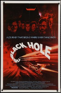2f0700 BLACK HOLE int'l 1sh 1979 Disney sci-fi, Schell, Anthony Perkins, Forster & Yvette Mimieux!