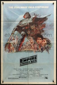2f0748 EMPIRE STRIKES BACK style B NSS style 1sh 1980 George Lucas classic, art by Tom Jung!