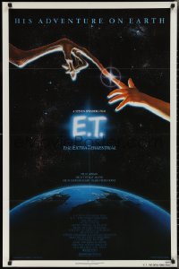 2f0740 E.T. THE EXTRA TERRESTRIAL NSS style 1sh 1982 Steven Spielberg classic, John Alvin art!