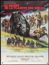 2f0119 BENEATH THE PLANET OF THE APES French 1p 1970 completely different art by Boris Grinsson!