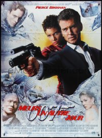 2f0135 DIE ANOTHER DAY French 1p 2002 Pierce Brosnan as James Bond & Halle Berry as Jinx!