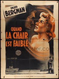 2f0154 JUNE NIGHT French 1p 1951 Per Lindberg's Juninatten, Ingrid Bergman by Kerfyser, ultra rare!
