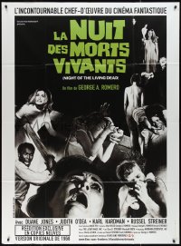 2f0162 NIGHT OF THE LIVING DEAD French 1p R2006 George Romero zombie classic, like the U.S. 1sheet!
