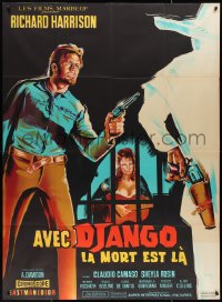 2f0184 VENGEANCE French 1p 1969 Joko Invoca Dio... E Muori, cool spaghetti western art by Belinsky!