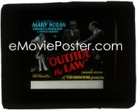2f1537 OUTSIDE THE LAW glass slide 1930 Edward G. Robinson, Mary Nolan, Tod Browning, ultra rare!