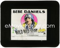 2f1548 WILD WILD SUSAN glass slide 1925 Bebe Daniels escapes marriage by becoming private detective!