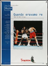 2f0103 WHEN WE WERE KINGS Italian 1p 1997 different image of boxing champ Muhammad Ali in the ring!