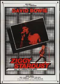 2f0106 ZIGGY STARDUST & THE SPIDERS FROM MARS Italian 1p 1984 David Bowie, Pennebaker, different!