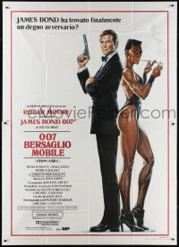 2f0528 VIEW TO A KILL Italian 2p 1985 Roger Moore as James Bond 007, Walken, Grace Jones!