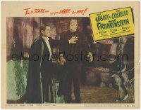 2f1185 ABBOTT & COSTELLO MEET FRANKENSTEIN LC #3 R1956 best image of Lugosi as Dracula & Strange!