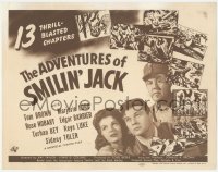 2f1092 ADVENTURES OF SMILIN' JACK TC 1942 Tom Brown, Sidney Toler, 13 thrill-blasted chapters!