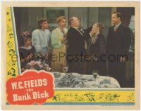 2f1199 BANK DICK LC 1940 Grady Sutton watches W.C. Fields with family wrecking fancy dinner!