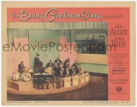 2f1202 BENNY GOODMAN STORY LC #6 1956 great image of Steve Allen & orchestra performing on stage!
