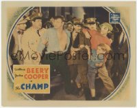 2f1219 CHAMP LC 1931 Jackie Cooper tries to stop police from taking his dad boxer Wallace Beery!